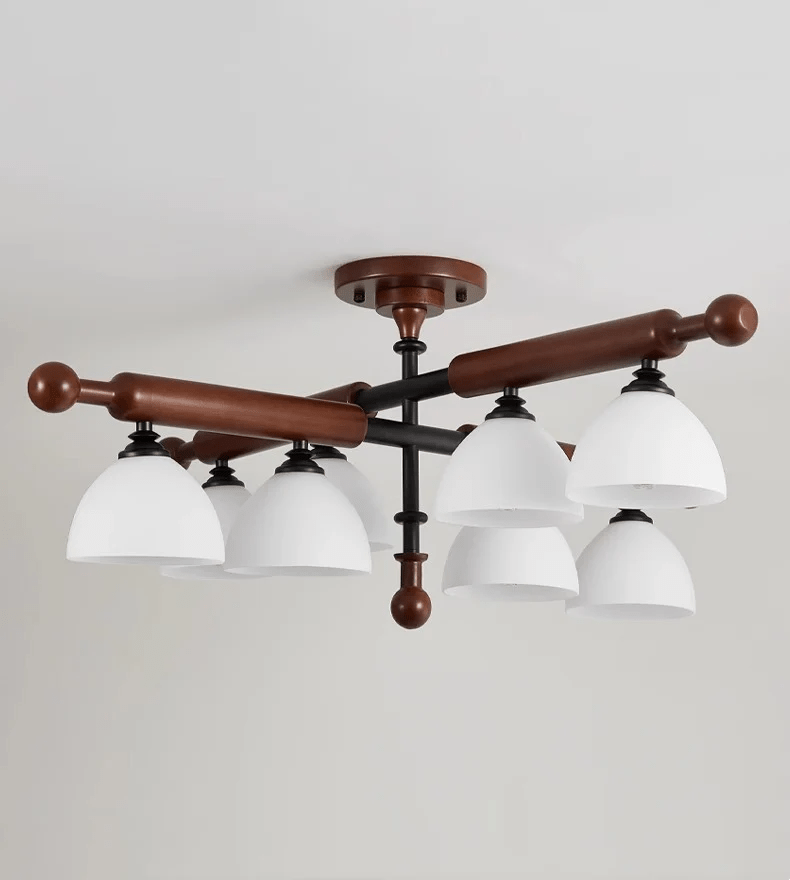 Rusticana Poutre Bois Plafonnier Lumière