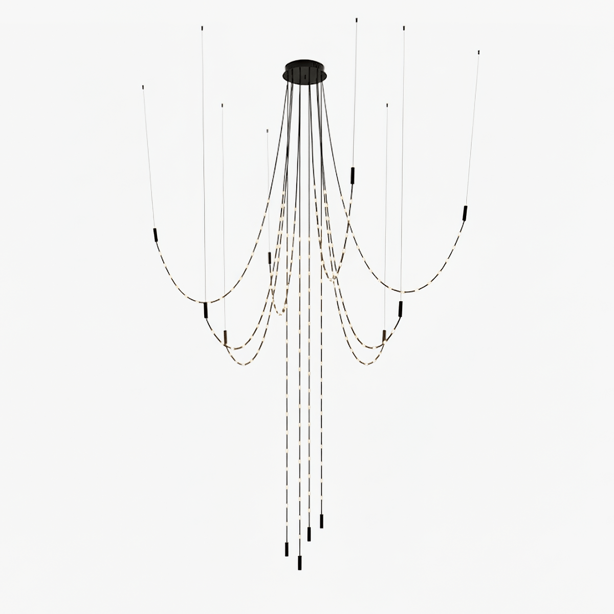 Multidot Chandelier-Neutral Decor
