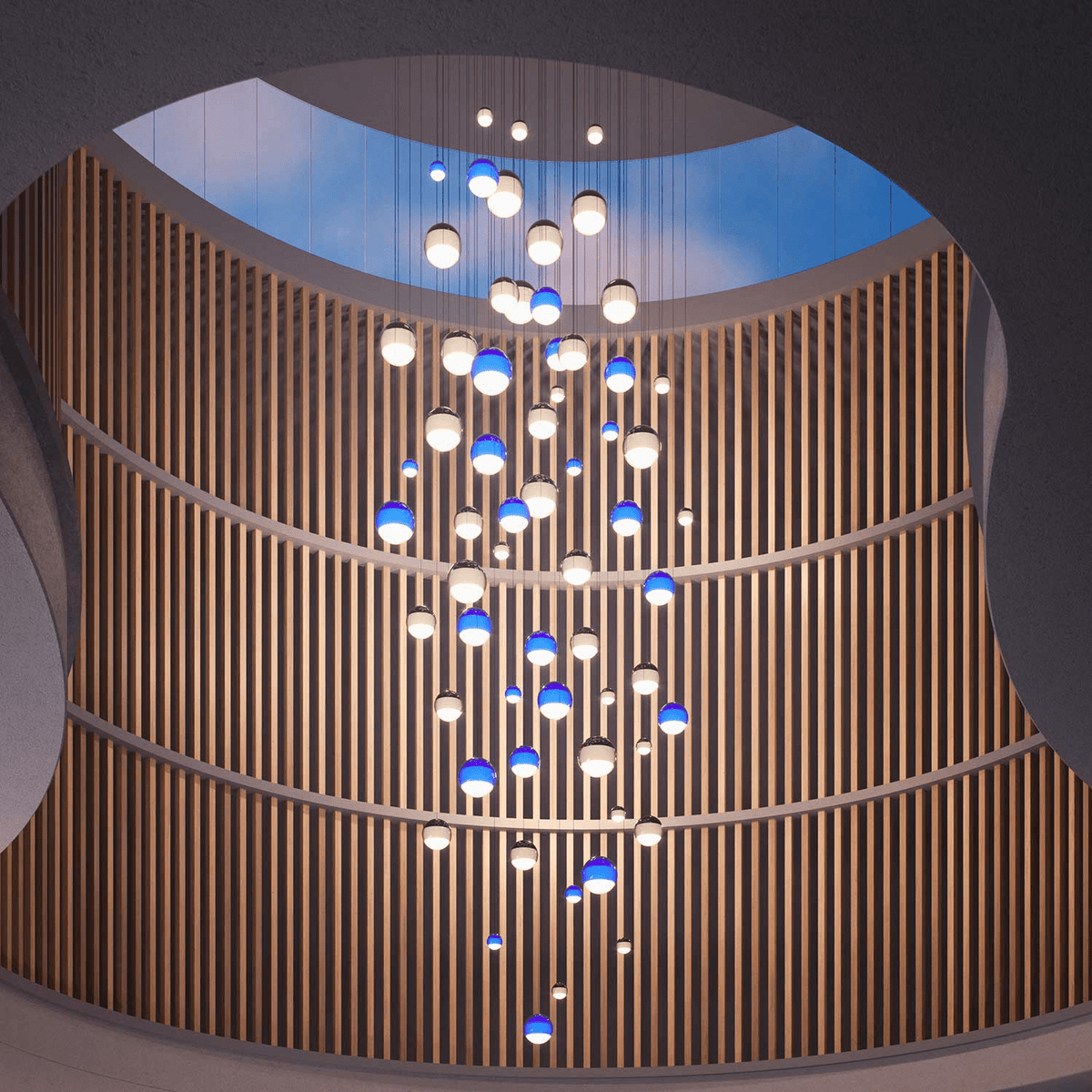 Dipping Pendant Light-Neutral Decor