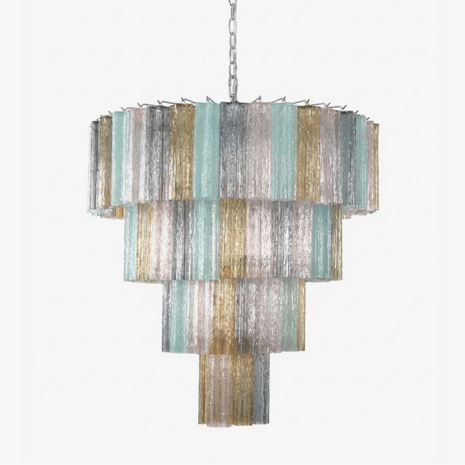 Kobi Eclat Lustre Élégant en Verre Prismatique Coloré