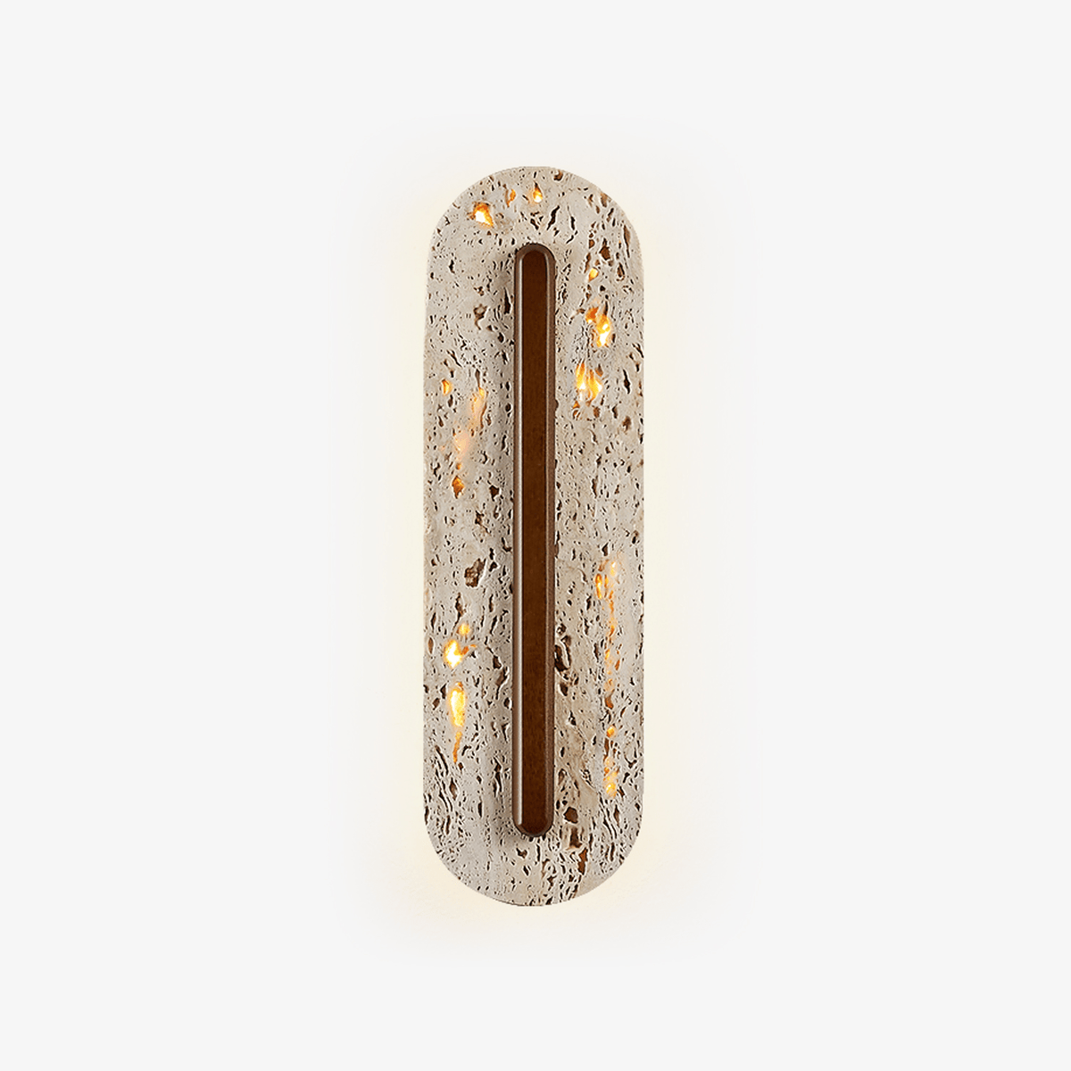 Cato Bellamont Applique Murale Minimaliste en Travertin Beige
