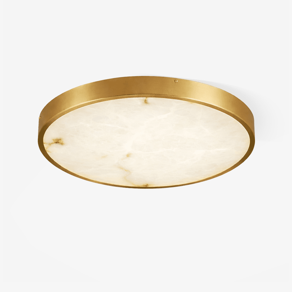 Calista Alabaster Ceiling Light-Neutral Decor