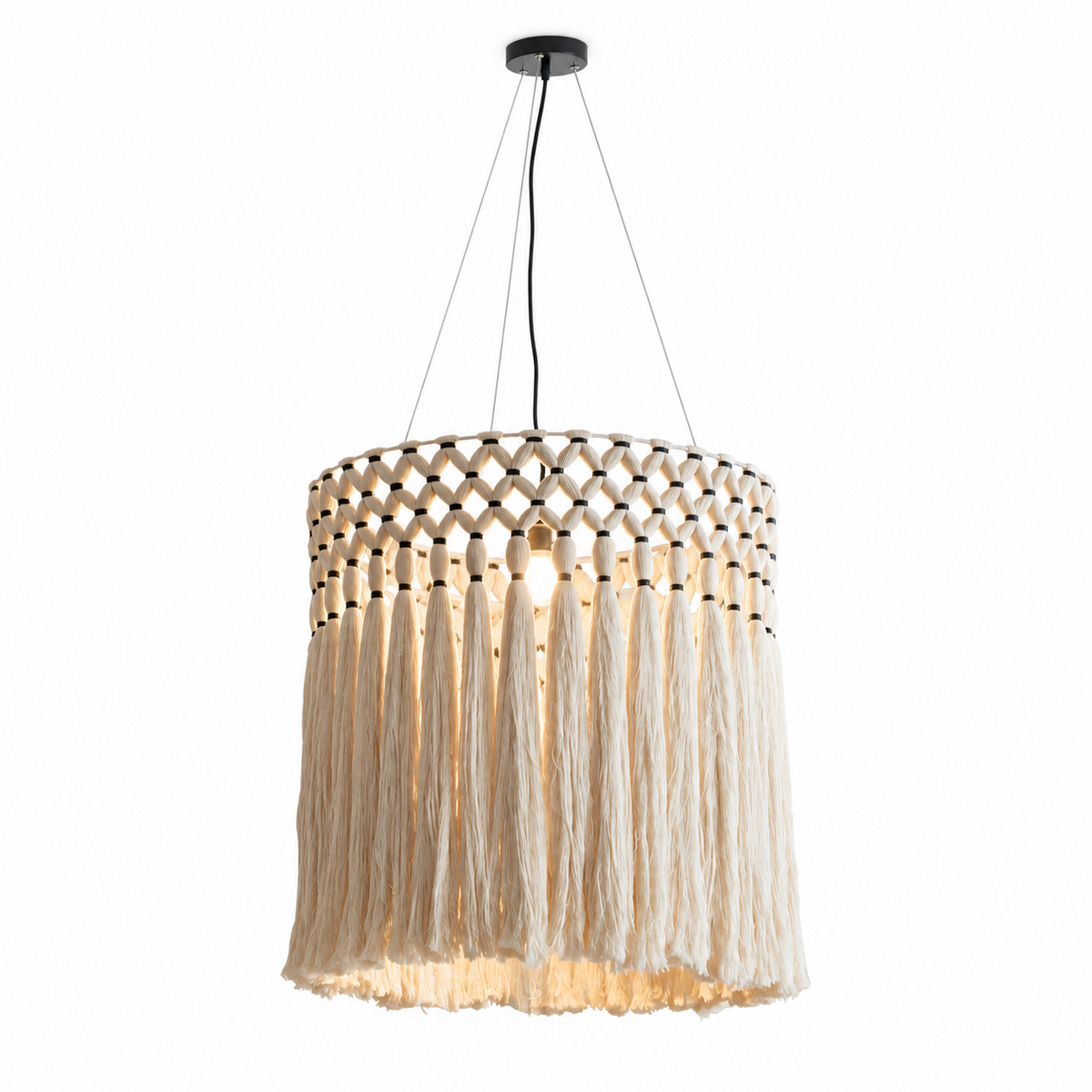 Ulmont Suspension En Macramé À Franges