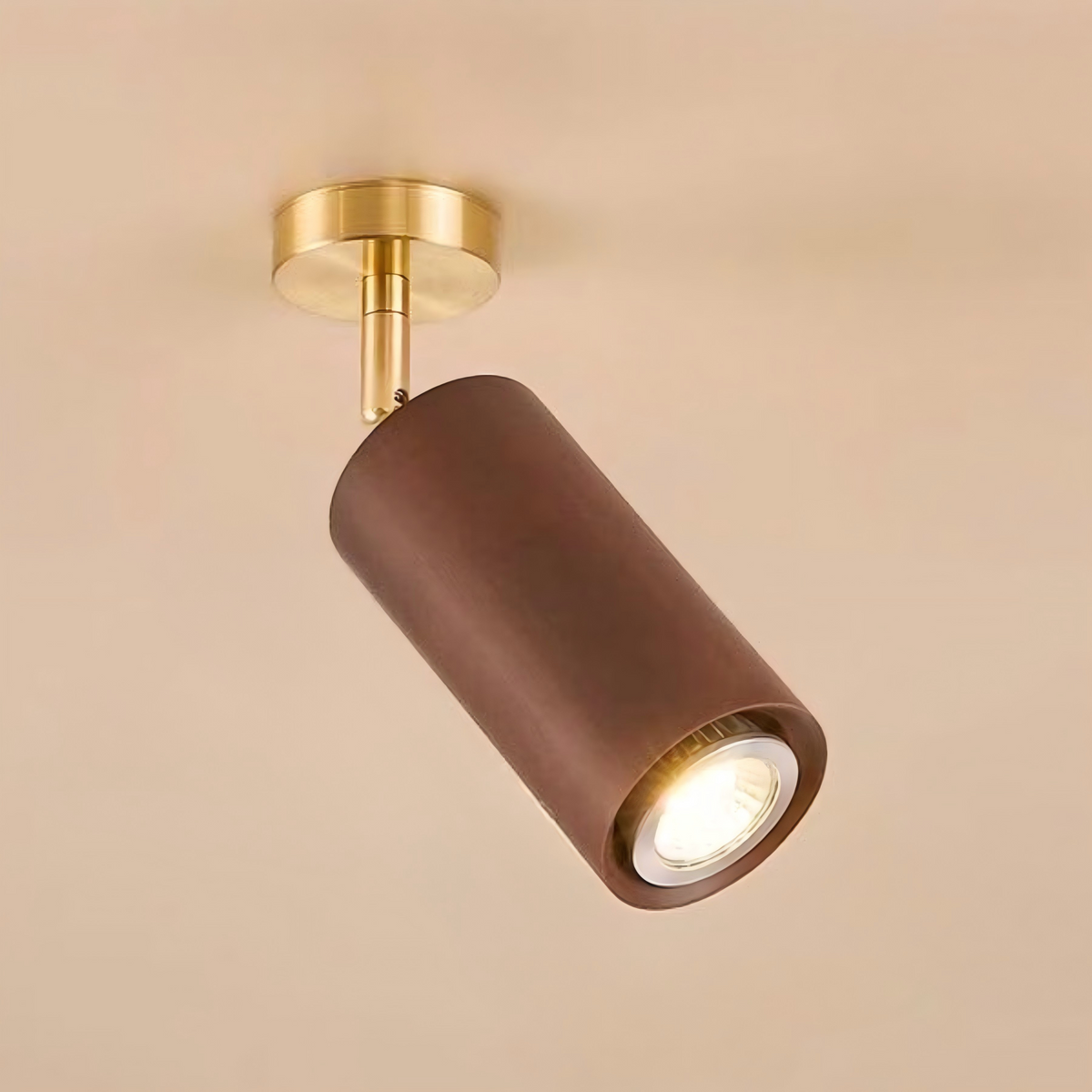 Liora Wooden LED Track Light-Neutral Decor