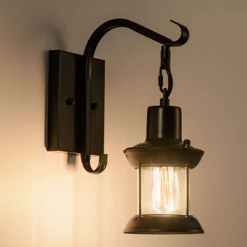 Silva Applique Murale du Style Industriel de Campagne, D 12CM