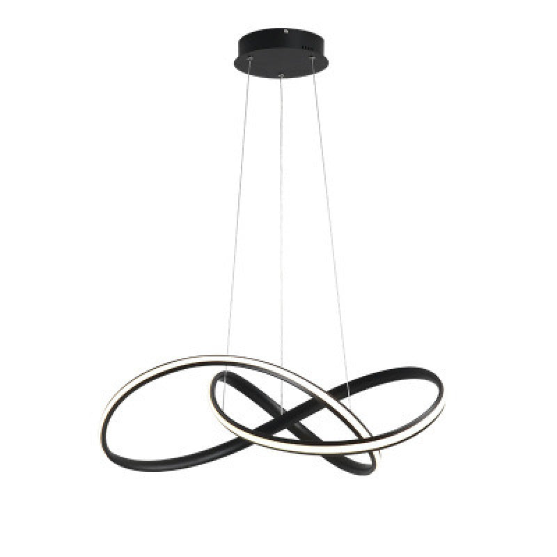 Arisha Luminaires Suspension d'anneaux Contemporains Minimaliate, Métal