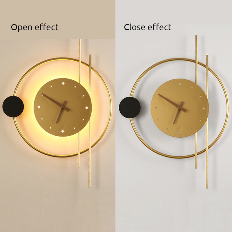 Rorin Applique Murale Led Moderne. Chambre. Noire/Or-Cielum