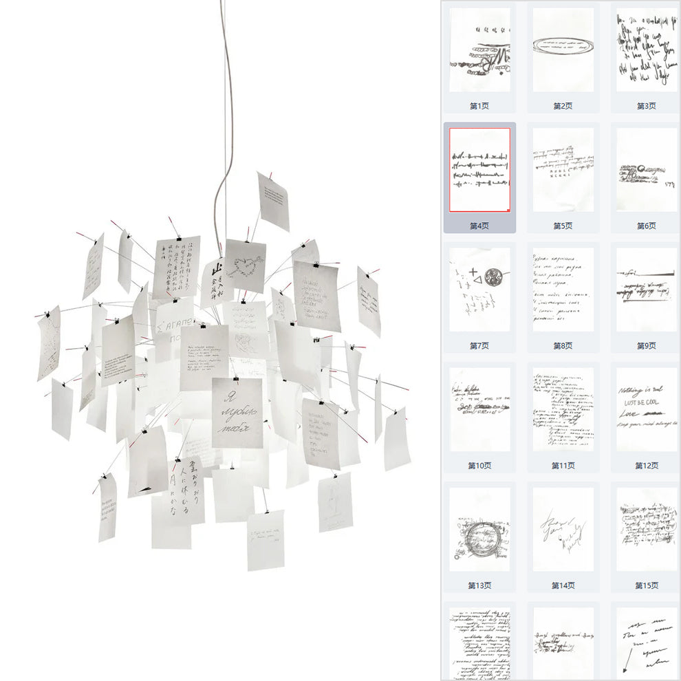 Ortheen Lustre Métal Papier Créativité Individuelle
