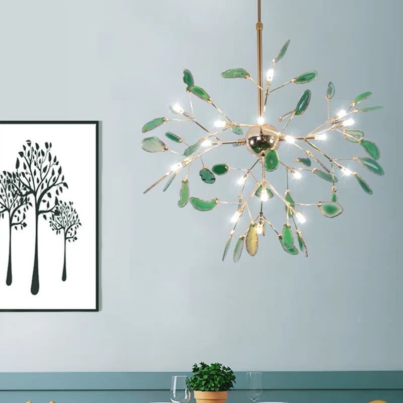 Arisha Lustre Coloré Branche Feuille Design, Salon/Chambre