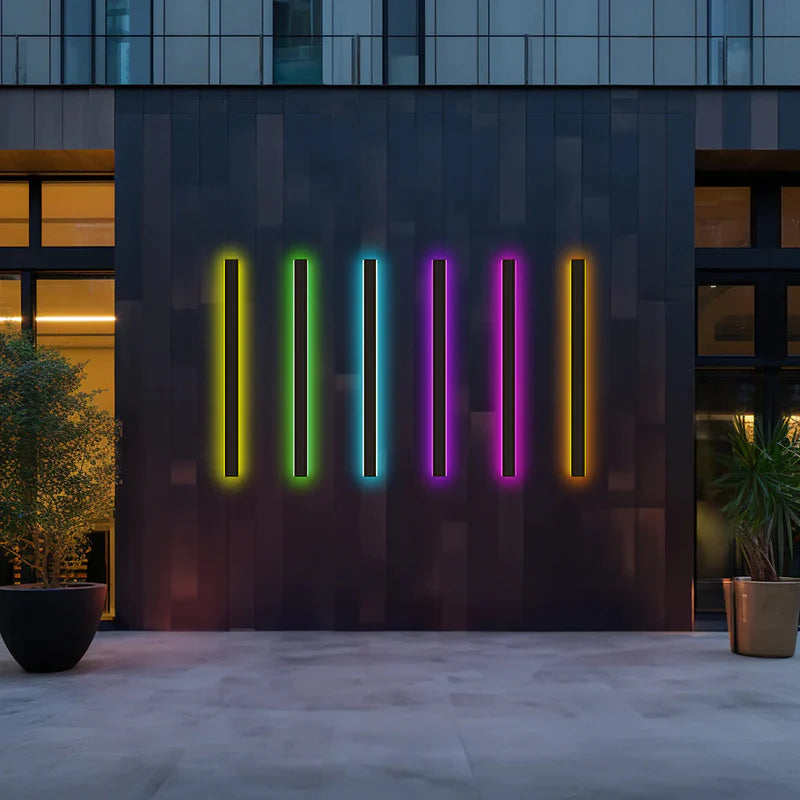 Nazen Applique Murale Extérieur LED Étanche Minimaliste Métal Cour-Cielum