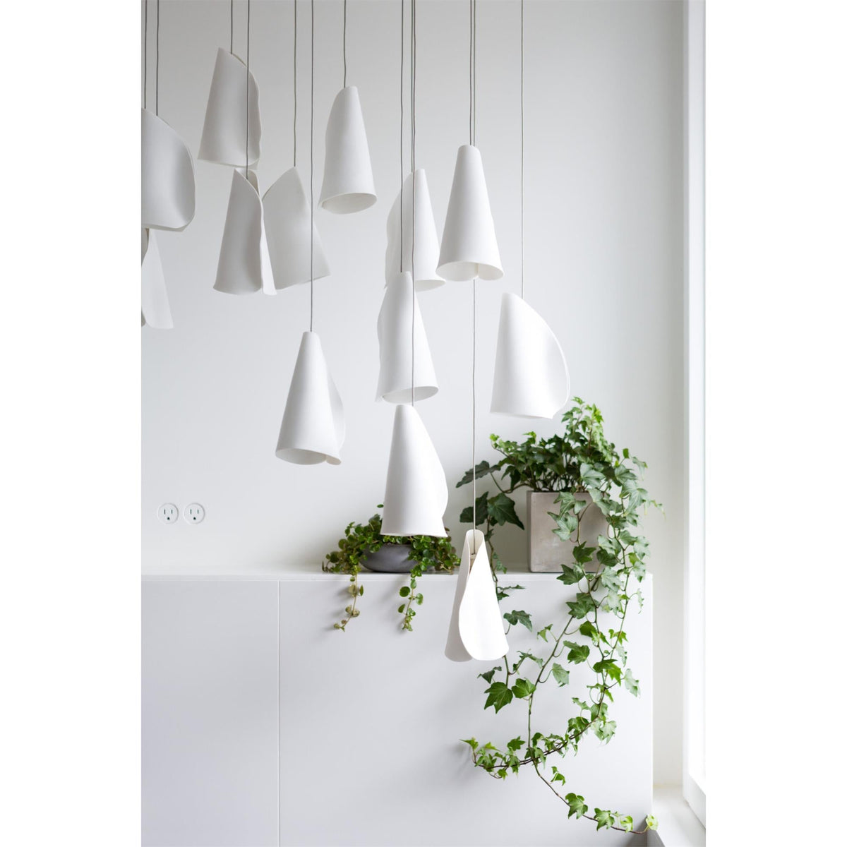Ulfuvye Suspension Céramique Porcelaine