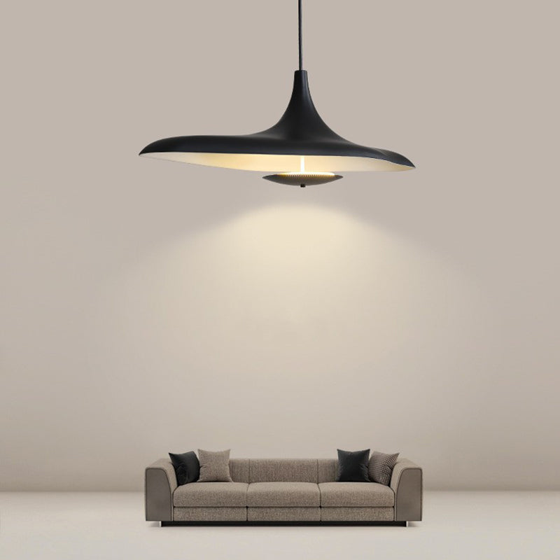 Arisha Suspension Irrégulière Moderne, Résine, Noir/Blanc, Salon