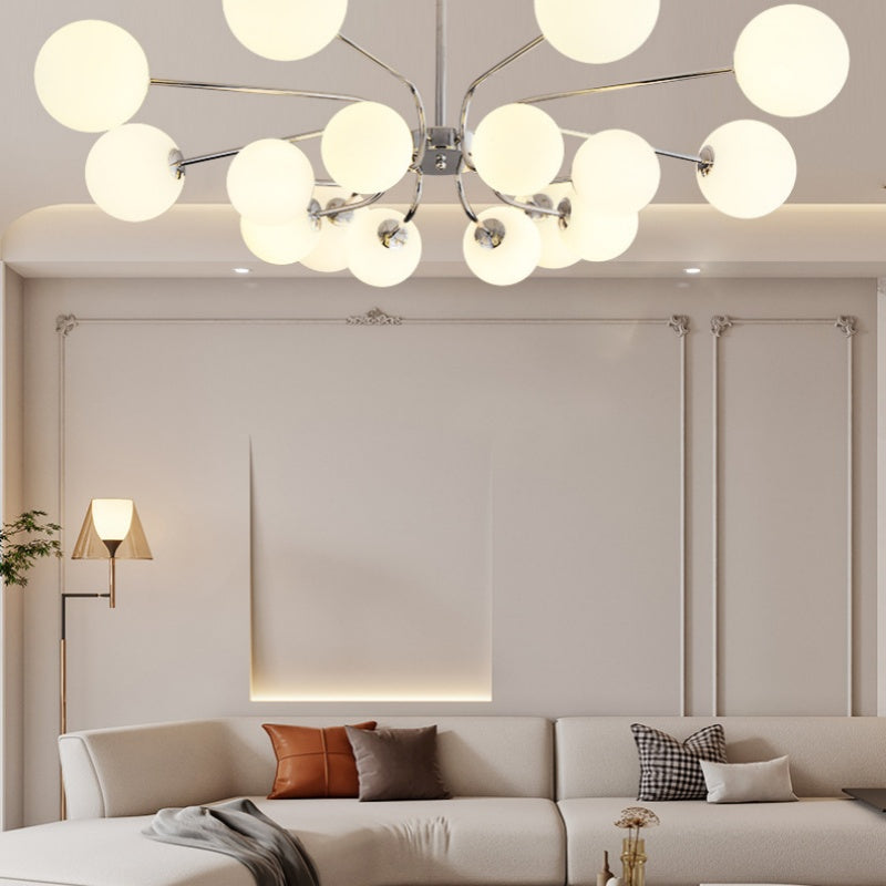 Valentina Moderne LED Lustre Chromé/Or Salon/Chambre À Coucher
