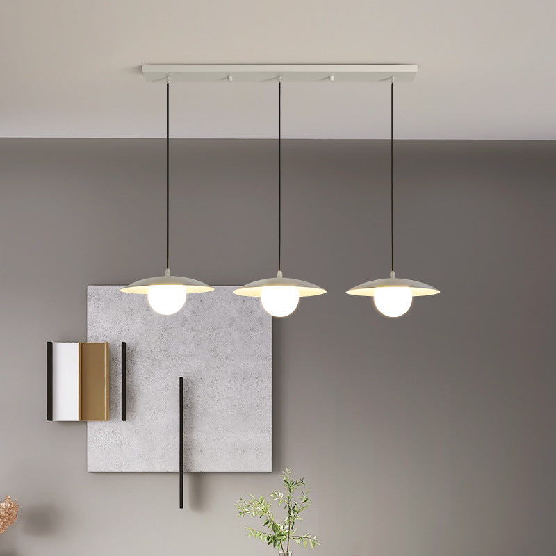 Valentina Moderne LED Suspension Métal Noir Salle À Manger/Chambre À Coucher