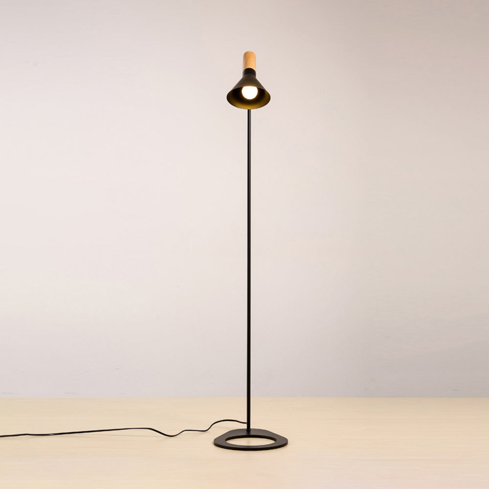 Arisha Design Lampadaire Minimalisme Métal Blanc/Noir Salon/Chambre à Coucher Intérieur
