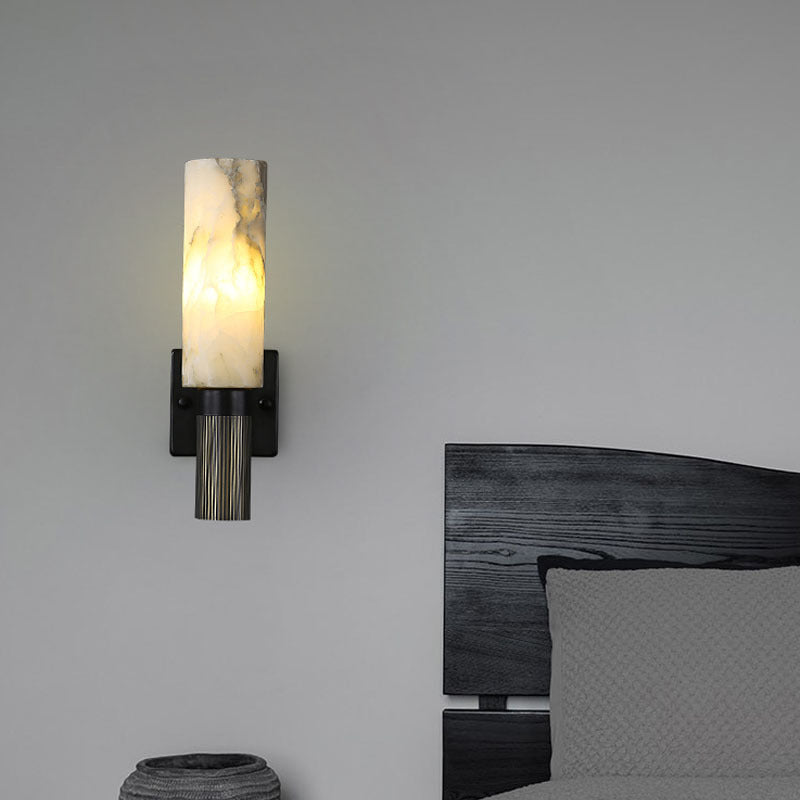 Arisha Applique murale en cuivre de style chinois Lampe de chevet au design créatif de salon