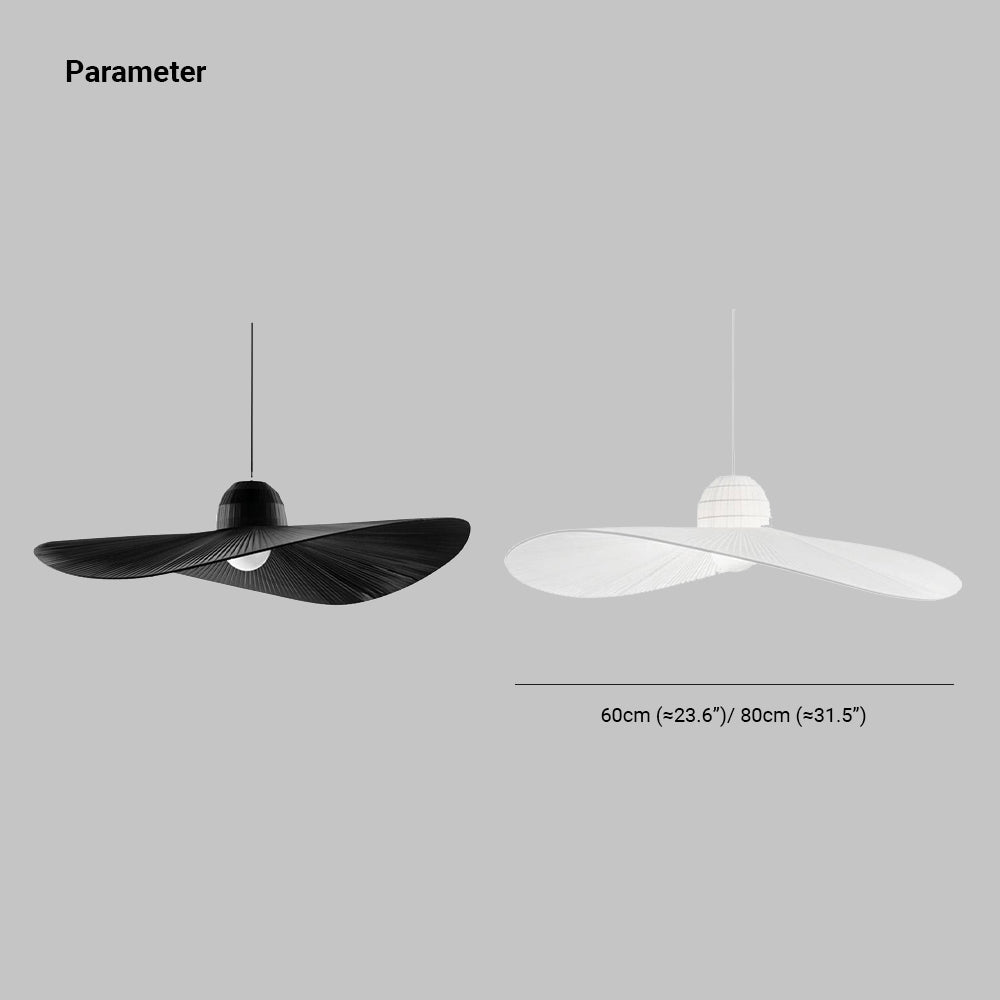 Ritta Suspension Vintage, Métal/Tissu, Blanc/Noir, Salle à Manger