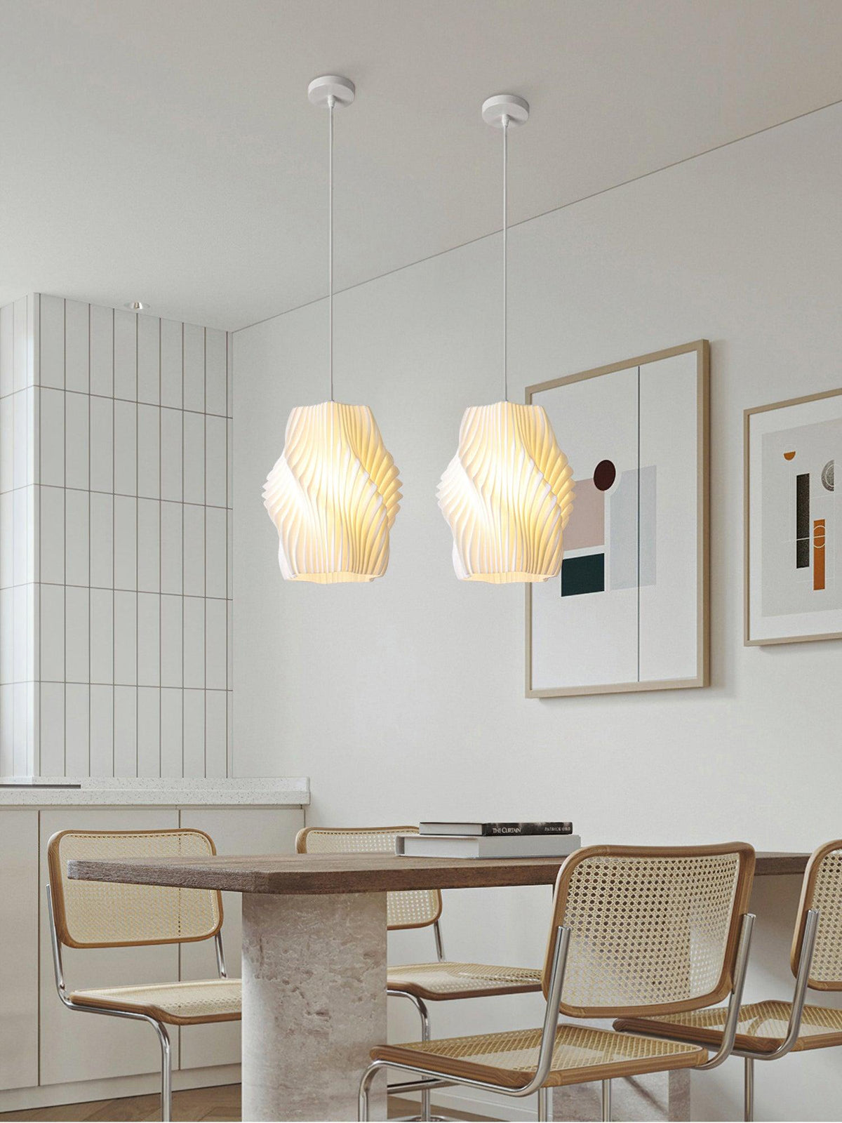 Twirl Lampe Suspendue Art Imprimé Élégante