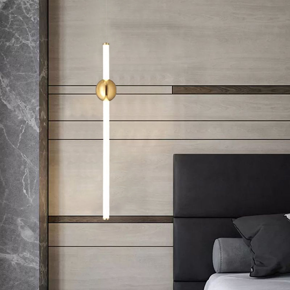 Ray Moderne LED Suspension Or Blanc Métal Verre Salon Salle à manger