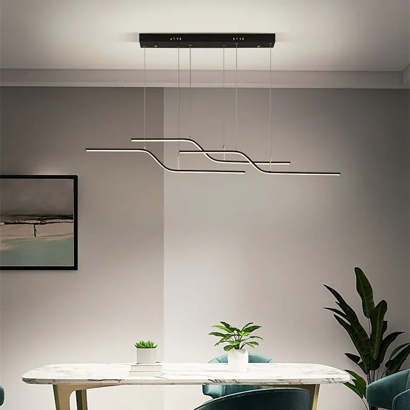 Arisha Luminaires suspension Linéaire Pour Salle À Manger