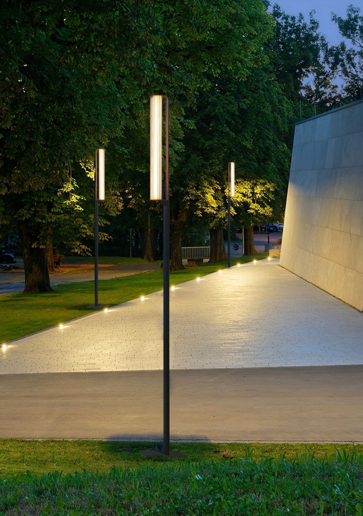 Reldax Lampe de Poste Extérieur Arc