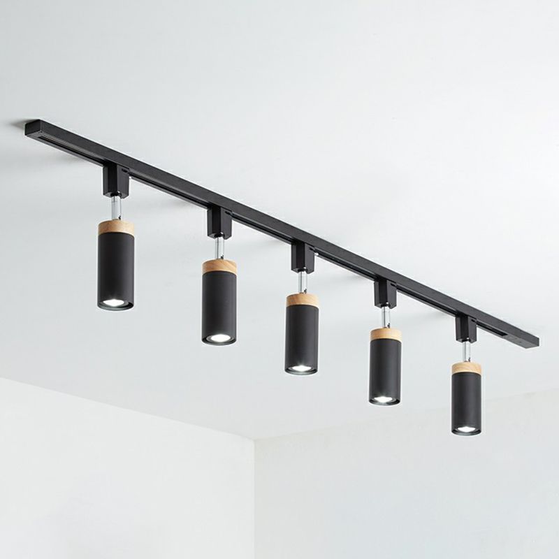 Aim Moderne LED Plafonnier Noir/Blanc Métal Salon Chambre à coucher
