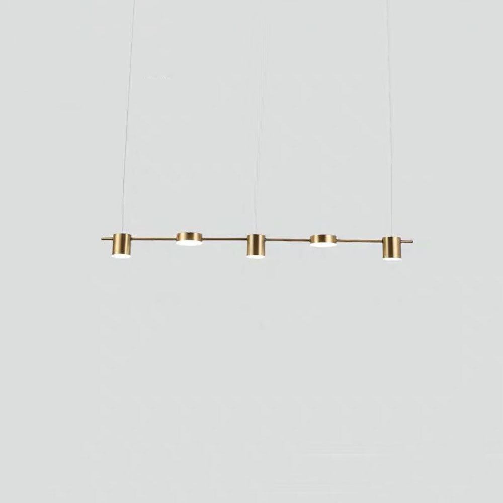 Arisha Modern LED Suspension Or Noir Métal Salon Chambre à Coucher