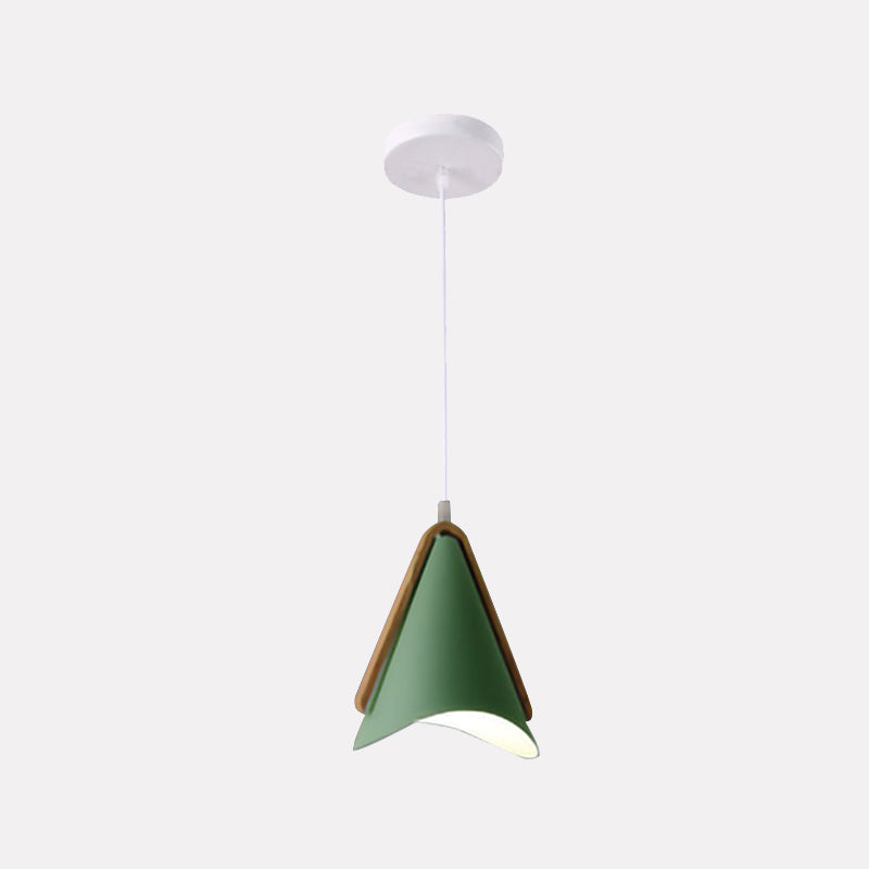Valentina Suspension 5 Couleurs, Bois/Métal Vert/Rose Salon