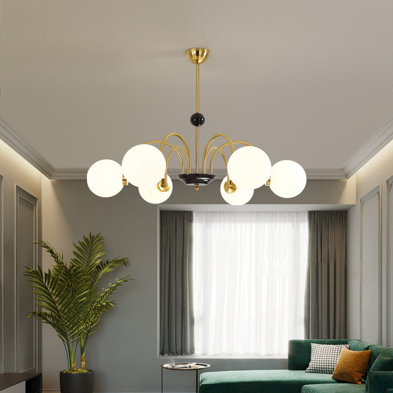 Valentina Luminaires Suspension LED Design Argent/Or Salle à manger