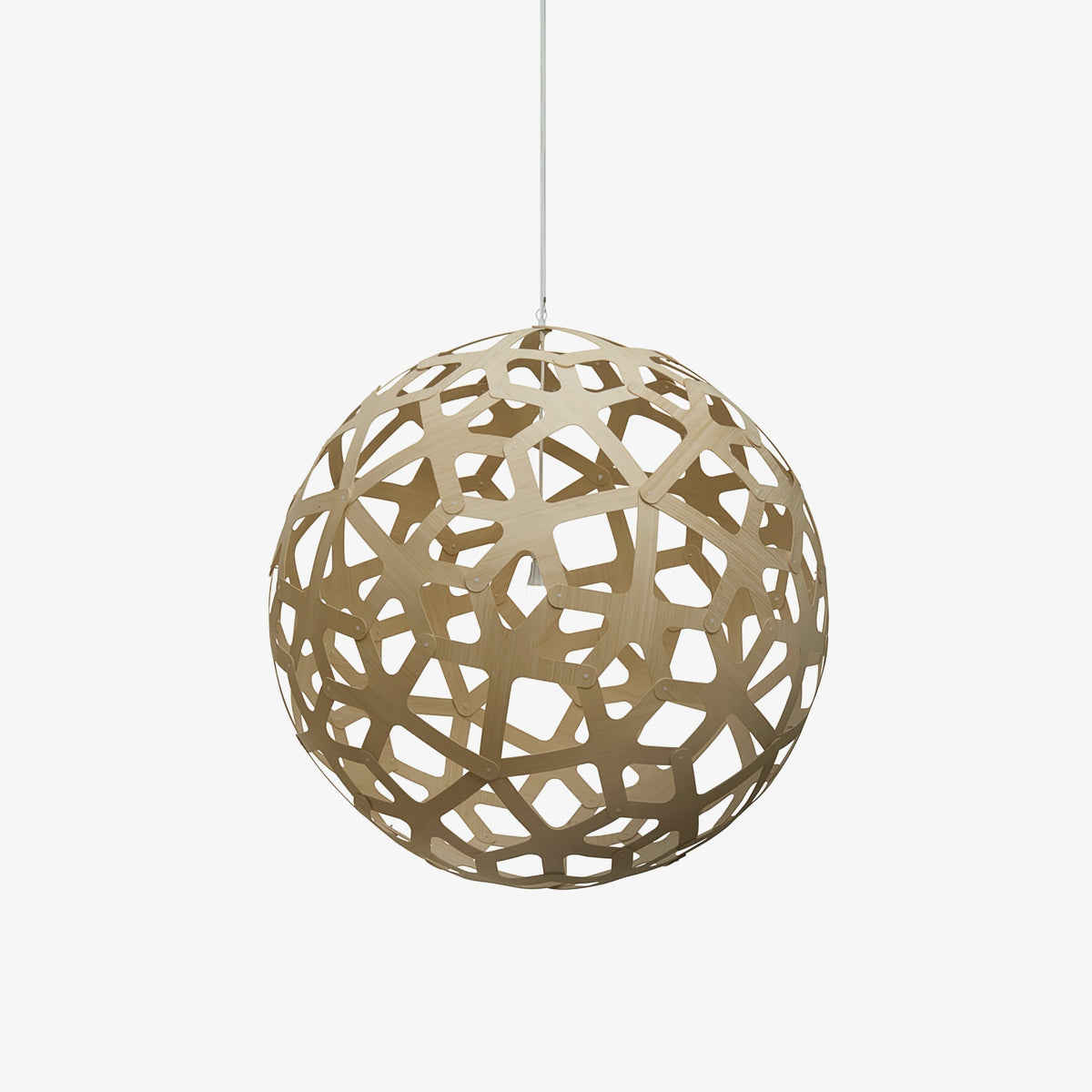 Kirora Suspension Géométrique en Bois Tressé
