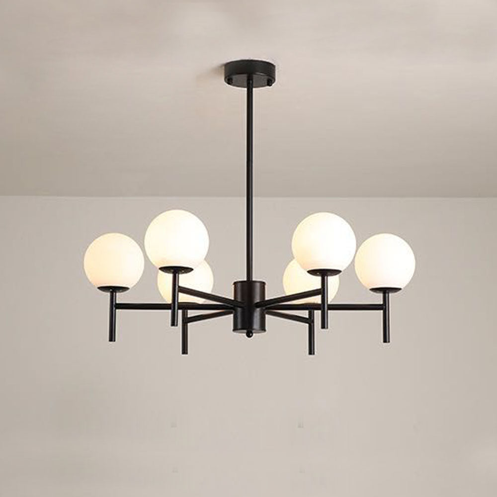 Silva Suspension Multi Nordique, Metal/Verre, Or/Noir, Chambre