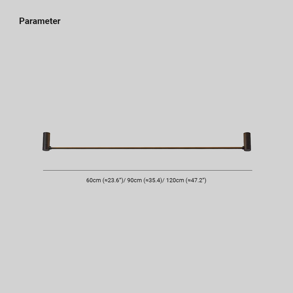 Ray Plafonnier Linéaire Minimaliste Métal/Acrylique Noir Salon/Chambre à Coucher