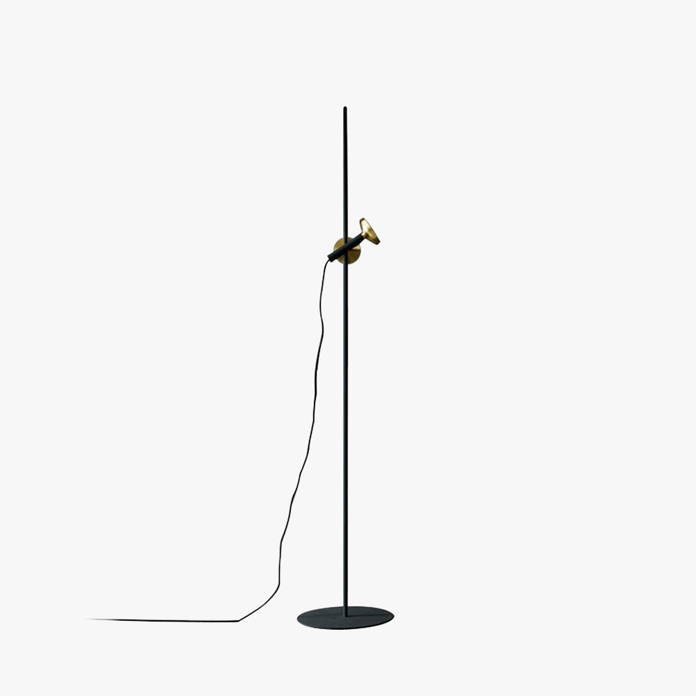 Mira Industrielle Design Lampadaire Moderne Métal Noir Salon/Chambre Intérieur