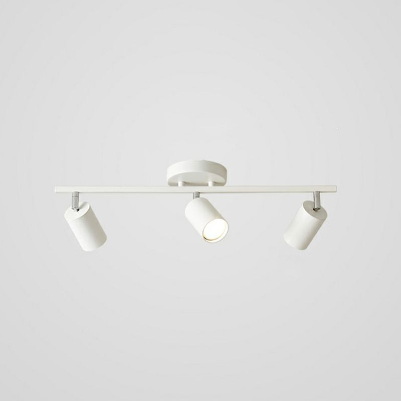 Aim Moderne LED Plafonnier Noir/Blanc/Or Métal Chambre à coucher