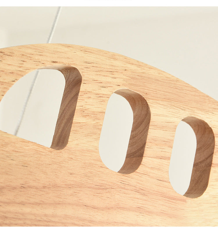 Aria Luminaires Suspension Avion Moderne, Bois, Chambre d'Enfant/Salon
