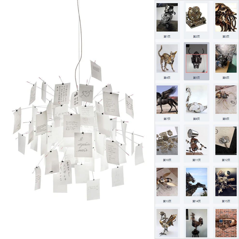Ortheen Lustre Métal Papier Créativité Individuelle