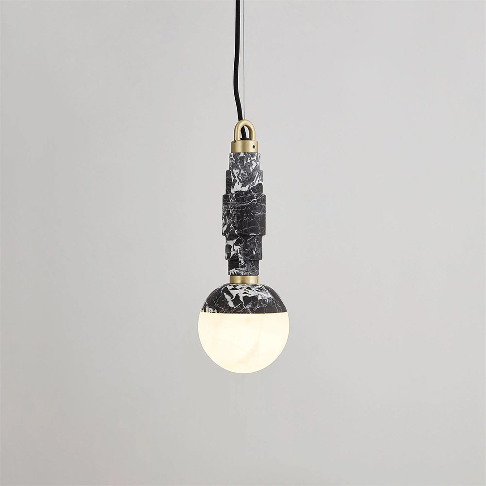 Vevinir Suspension Marbre Albâtre Minimaliste Moderne