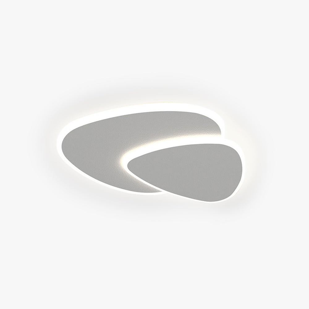 Seronix Plafonnier Triangle Moderne Blanc Salon-Cielum