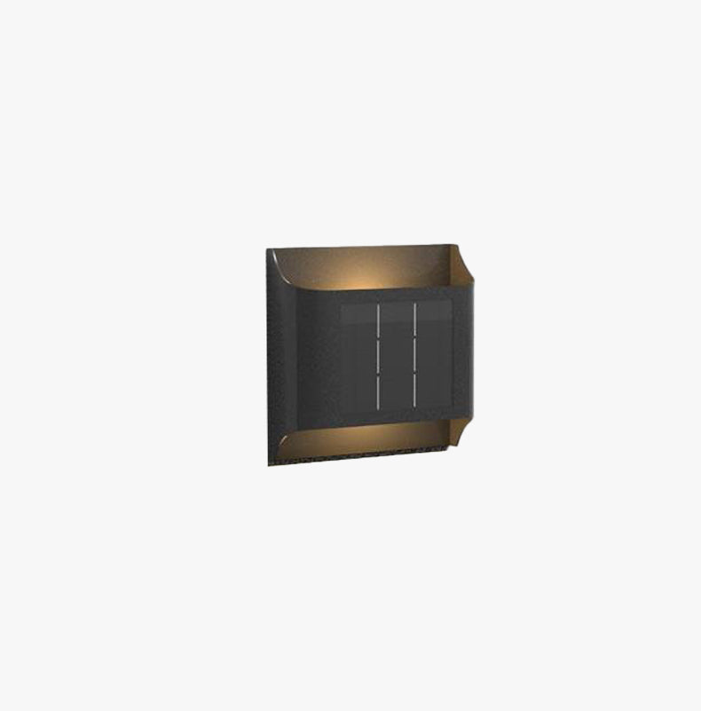 Ray Vintage Design LED Applique Murale Noir Métal Extérieur