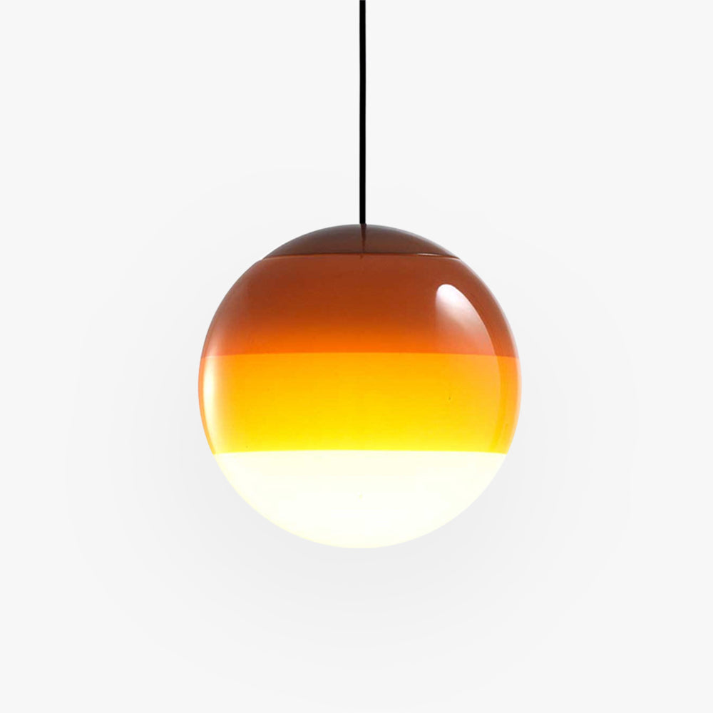 Vioxa Suspension Bulle Moderne Verre. Noir/Gris/Bleu/Rose. Salon-Cielum