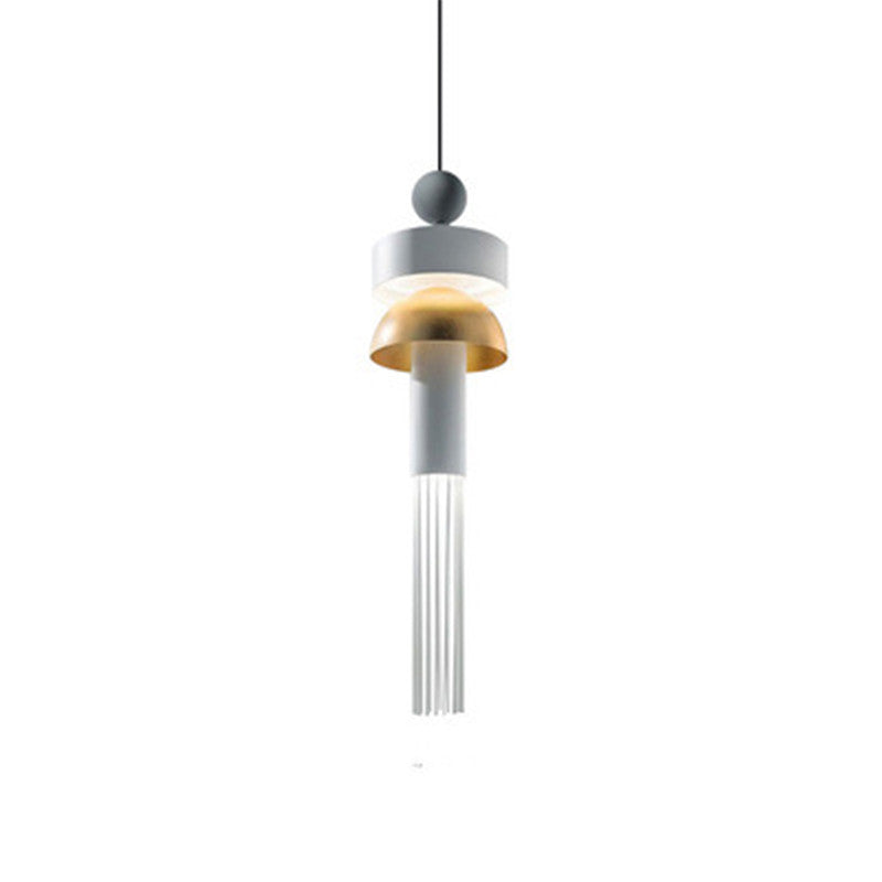 Valentina Suspension Irrégulière Géométrique, Metal, Bleu/Gris, Salon