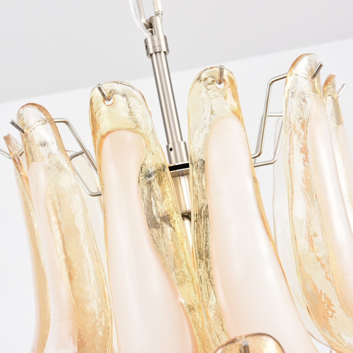 Verevia Lustre en Verre Ambre Luxe