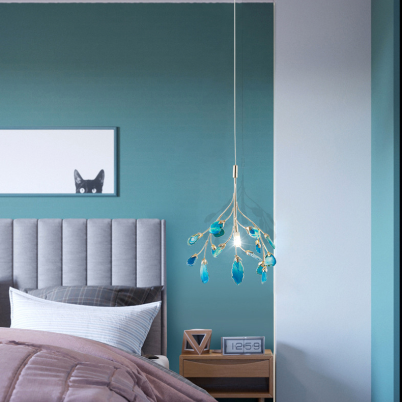 Arisha Lustre Coloré Branche Feuille Design, Salon/Chambre