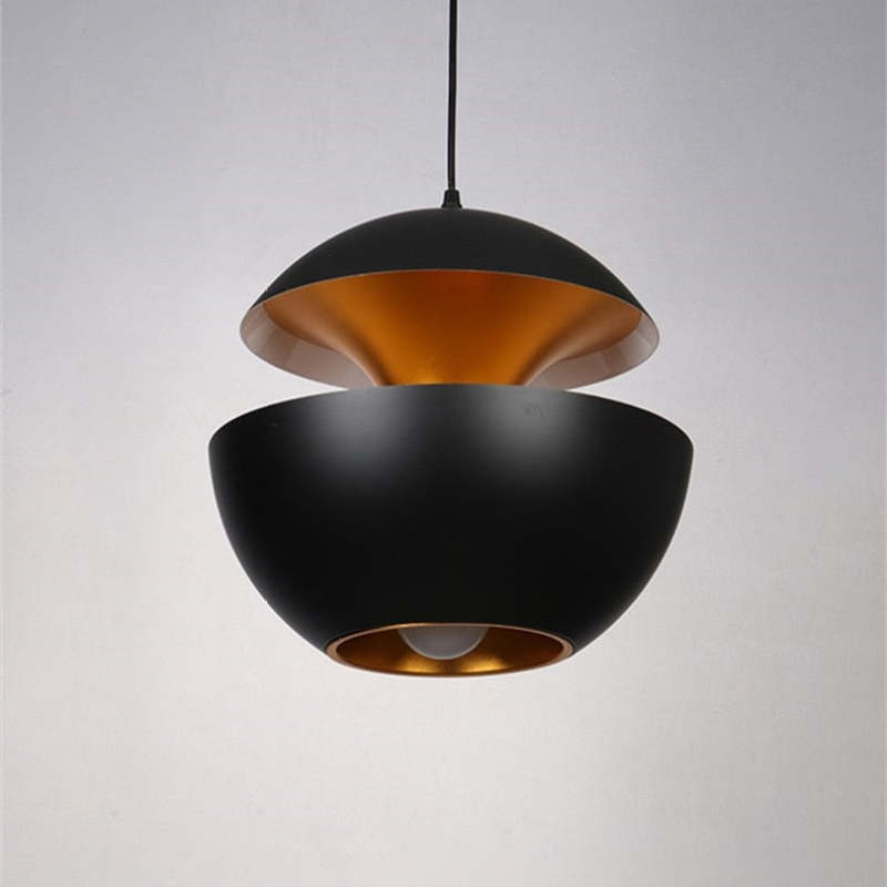 Arisha Suspension LED, Noir & Blanc, D 25/35CM