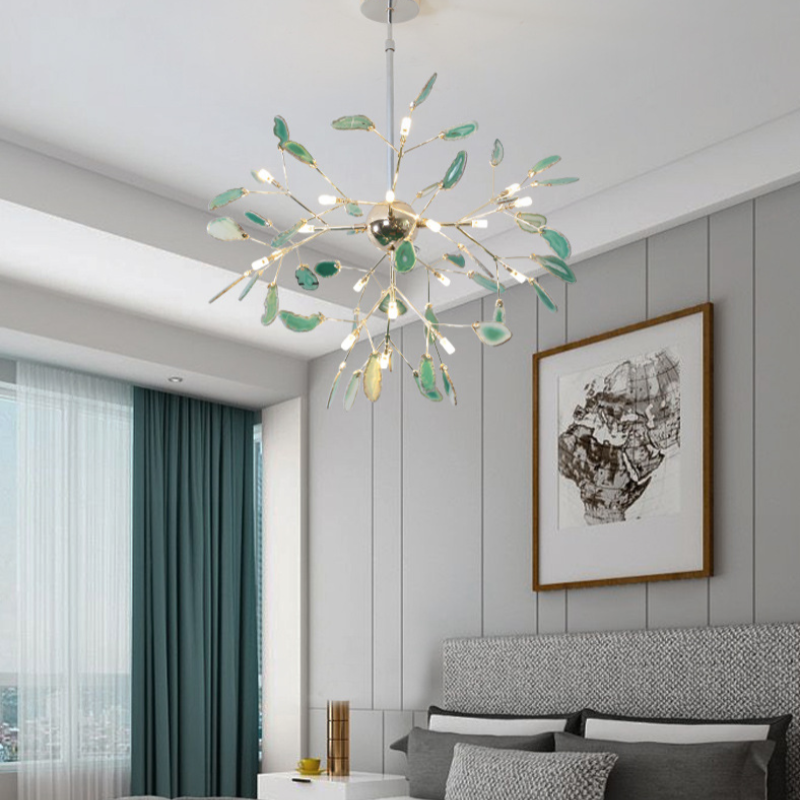 Arisha Lustre Coloré Branche Feuille Design, Salon/Chambre