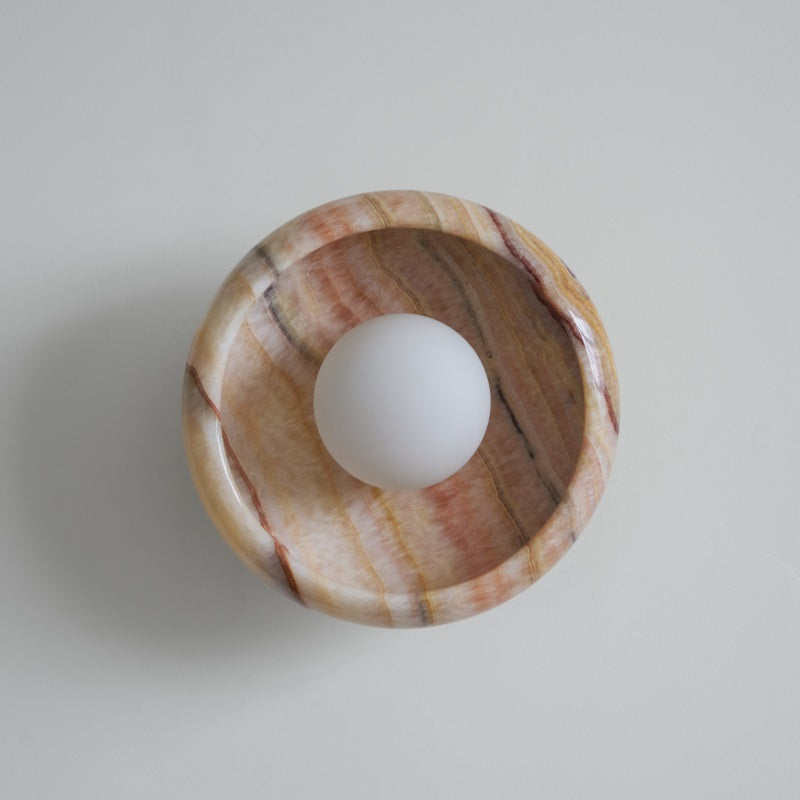 Onvix Natural Onyx Wall Light-Neutral Decor