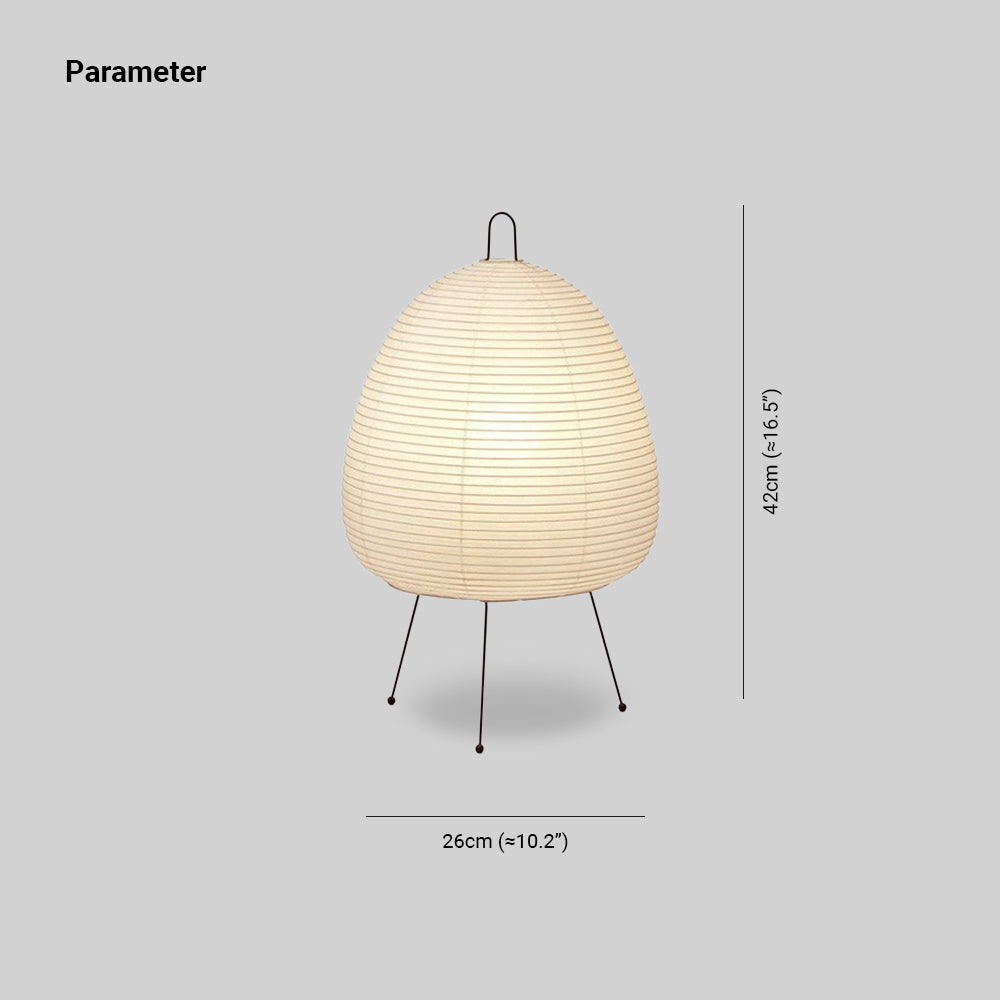 Ritta Intérieur Lampadaire Moderne Papier/Métal Blanc Salon/Bureau