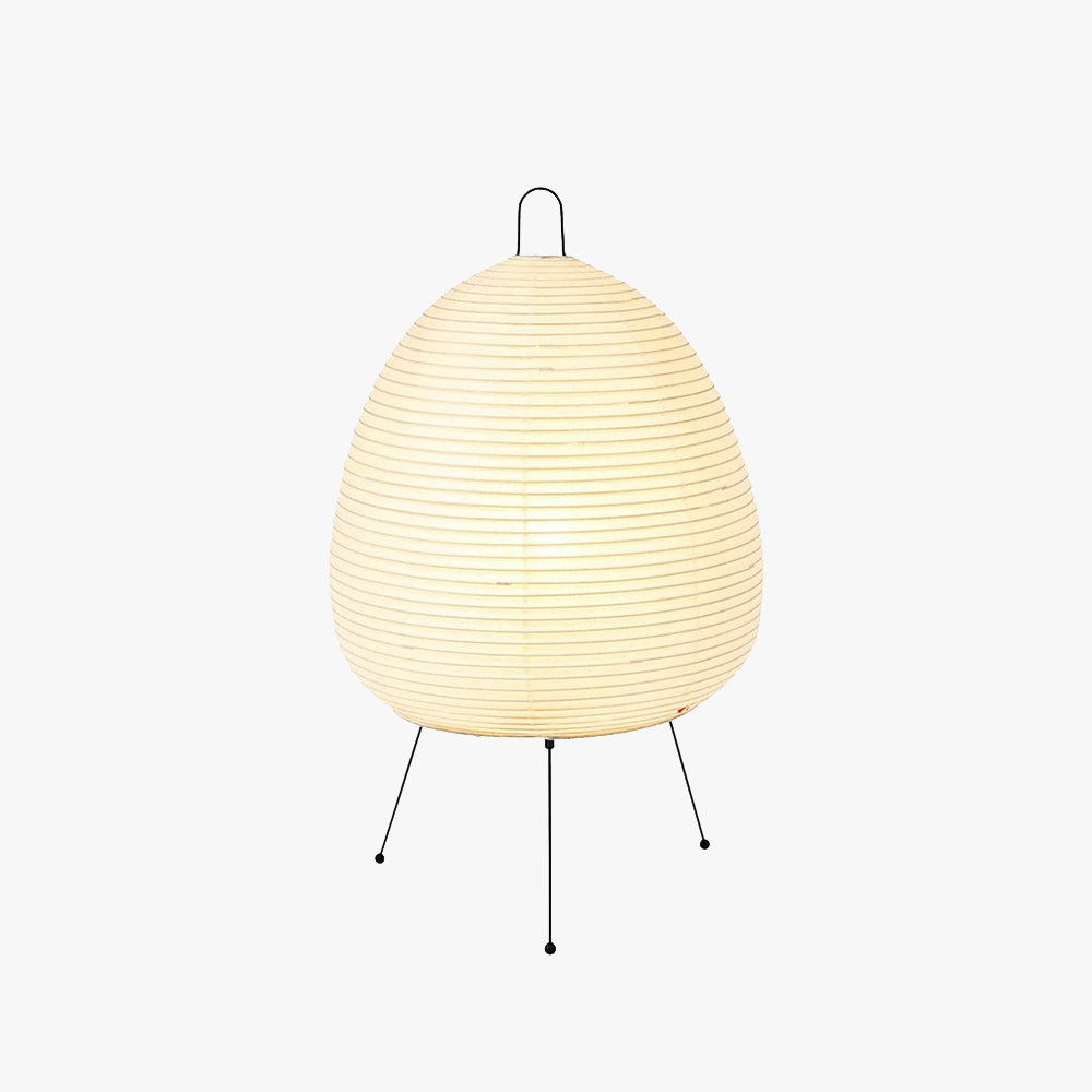 Ritta Intérieur Lampadaire Moderne Papier/Métal Blanc Salon/Bureau
