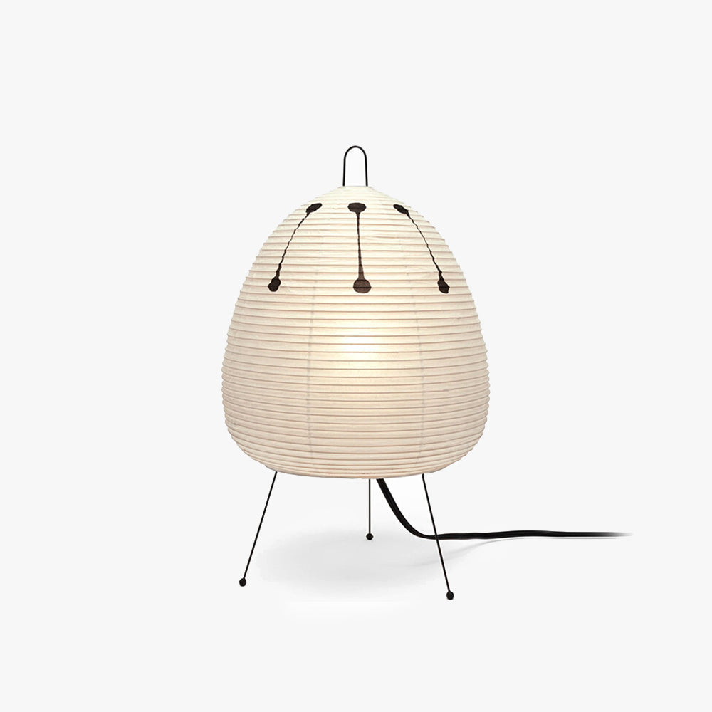 Ritta Intérieur Lampadaire Moderne Papier/Métal Blanc Salon/Bureau