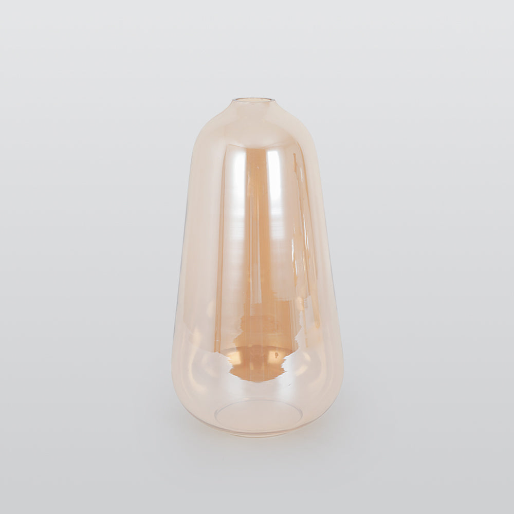 Valentina Luminaires Suspensions Dôme Moderne Métal/Verre Ambre Salon/Chambre à Coucher